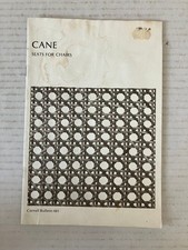 Cane Seats for Chairs Cornell Bulletin 681 How-To Weave Repair Guide Paperback