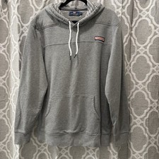 Vineyard Vines Men's Hoodie Size Large Gray Sweatshirt Heavy