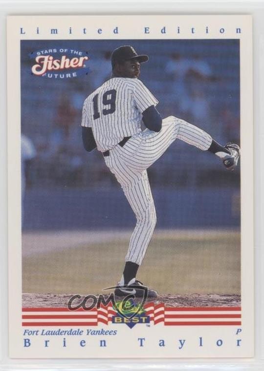 1992-93 Classic Best Fisher Nuts Stars of the Future Brien Taylor Rookie RC 1s2x