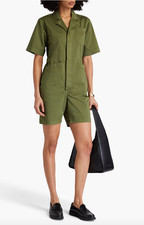 Designer Alex Mill Size M Green Cotton Blend Women's Playsuit