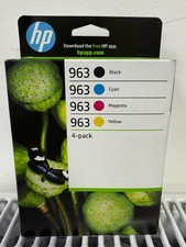 HP 963 4 pack ink cartridges for HP OfficeJet Pro 9022 All-in-One Printer 2026