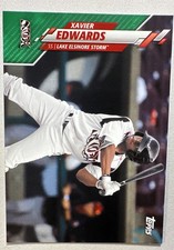 2020 Topps Pro Debut - Xavier Edwards #PD-67 Green /99 (RC)