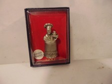 NOS Fort Brand Genuine Pewter Cream of Wheat Thimble w/box