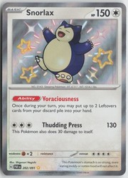Snorlax 202/091 Paldean Fates