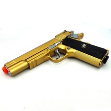 Gold WG Win Gun Special Combat 1911 Airsoft Co2 Pistol 500FPS Metal Slide