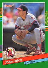 John Orton 1991 Donruss 714a California Angels BASEBALL Card