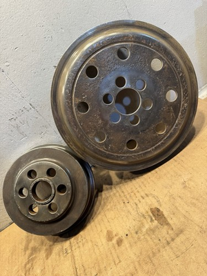 #ad #ad Set of 2 CAT C13 CATERPILLAR ENGINE CRANKSHAFT PULLEY 207 8107 OEM $200.00