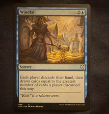 Wizards of the Coast MTG Windfall Commander: Kaldheim 046 Uncommon Blue EN