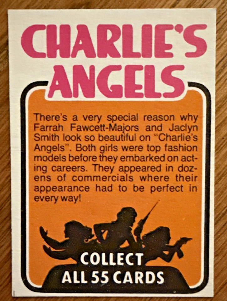 1977 Topps Charlie's Angels Series 1 Card #15 Caught By Surprise- Farrah Fawcett - Image 2 of 2