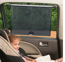 Safety 1st NIP Black Complete Coverage 14' RollerShade