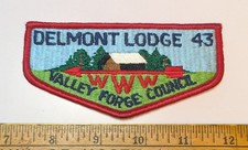Delmont Lodge 43 OA Flap BSA New