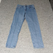BDG Urban Outfitters Twig High Rise Straight Leg Jeans Light Wash Size 28