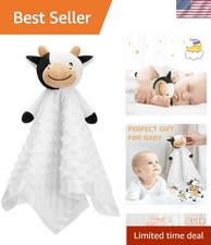 Cow Security Blanket Soft Loveys for Babies for Boys and Girls Newborn Lovie ...