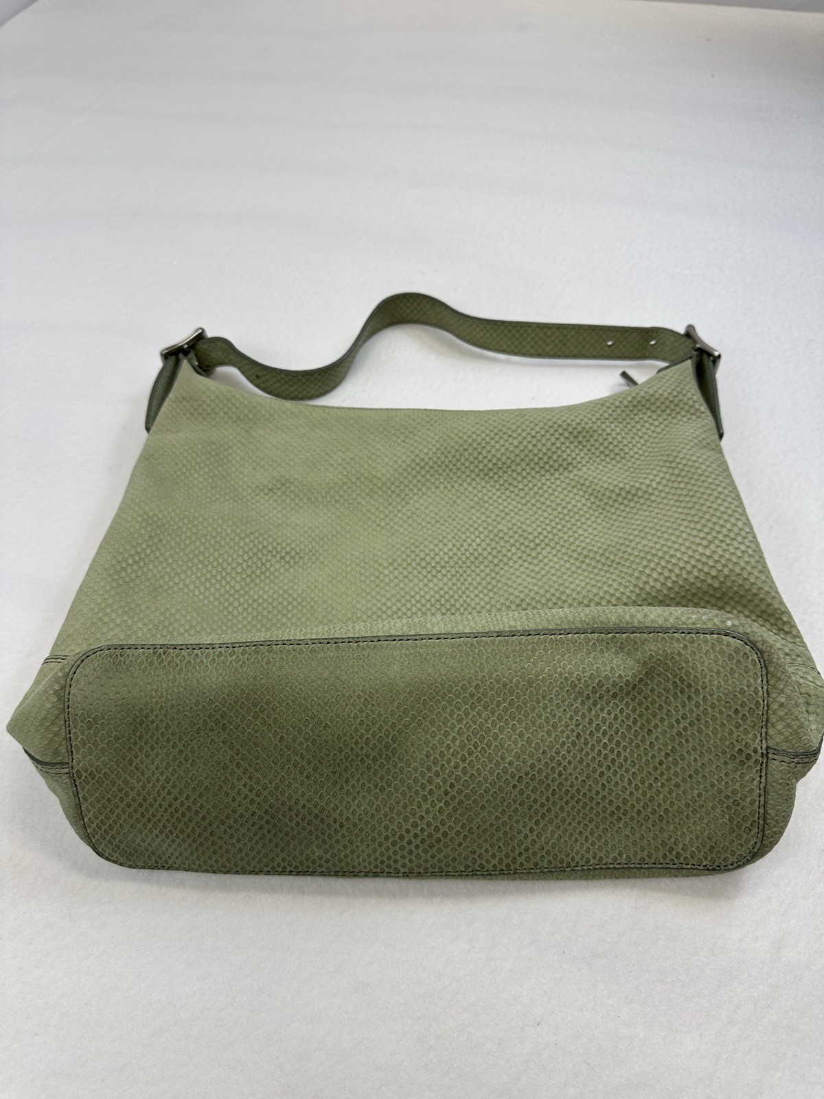 FOSSIL LONG LIVE  python embossed large green lea… - image 3