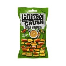 18 x 65g Huligan Pretzel Crush - Honey Mustard