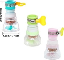 Modeow Faucet Sprayer Retractable Adjustable Water Saving Tap Extender Nozzle