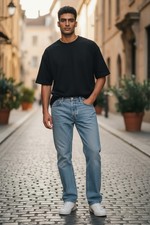 Levi s 517 Jeans Men s 38X30 Bootcut Blue Denim 100 Cotton Red Tab