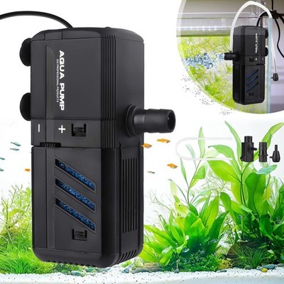 Aquarium Filter Verstellbarer Aquarienfilter Wasserpumpe Tauchfilter 500L/H 6W
