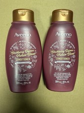 2 Pack Aveeno Blackberry Quinoa Protein Oat Conditioner Protect Strengthen 12oz