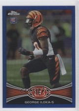 2012 Topps Chrome Blue Refractor 29/199 George Iloka #205 0c2