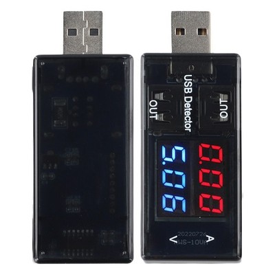 USB Amperemeter Voltmeter Digitalanzeige Dual Voltage Current Meter Set Two