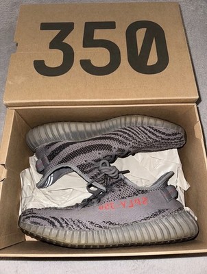 adidas Yeezy Boost 350 V2 Beluga 2.0 AH2203 Grey Orange Low Top Men's Sneaker