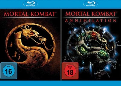 Mortal Kombat 1+2 (Annihilation) # BLU-RAY-SET-NEU