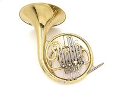 YAMAHA YHR-321 French Horn Single Bb Lacquer with Mouthpiece  Soft Case TESTED