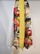 Vintage 70s Chessa Davis Maxi Skirt Multi Pattern Patchwork Hippy Boho Prairie