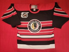 JEREMY ROENICK CHICAGO BLACKHAWKS CCM TBC 1991 75th JERSEY SIZE Mens MEDIUM 