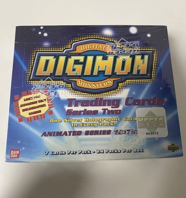2000 Upper Deck Digimon Series Two Display Animated Sealed Box OVP Trading Cards