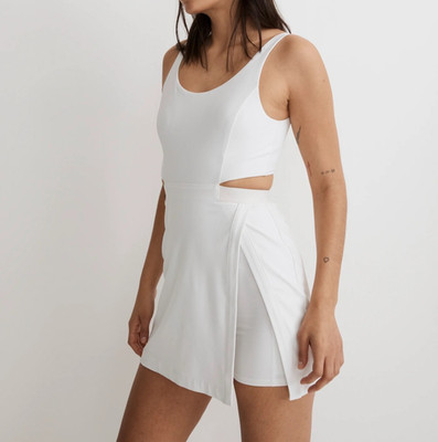 Outdoor Voices Court Dress in Briliant White size XS