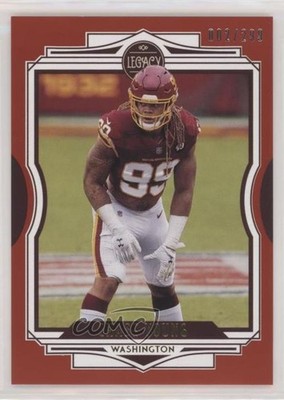 2021 Panini Legacy Red 2/299 Chase Young #13 9o3