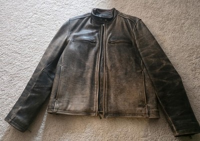Leather Jacket (Bomber Style) - Men s Size M