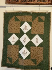 Sunbonnet Sue 32 X38 Lap Throw Quilt