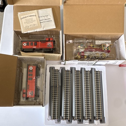 Hawthorne Village Disney HO Starter Set Locomotora Caboose Track Certificado de Autenticidad 01207 | Condition: New