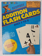   TOYS R US Geoffrey Addition Flash Cards - 1979 - Resealed 