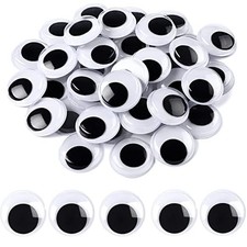 JULMELON 500Pcs Googly Eyes Self Adhesive 15mm, Wiggle Eyes for Crafts Kids