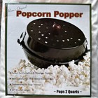 Rome’s Original Popcorn Popper 2 Qt/8 Cups, Campfire Maker Steel Enamel NEW
