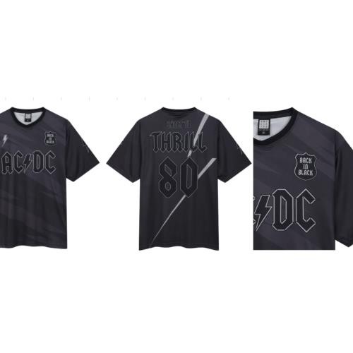 ALTRA AC DC BACK IN BLACK ROCK FC MAGLIA CALCIO MEDIA