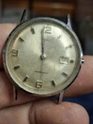 Timex Marlin 1968 Silver Tone Mens Vintage 1960s Mechanical Handwind Retro Watch