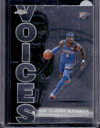 2025 Topps Chrome Shai Gilgeous-Alexander Base (RAW)