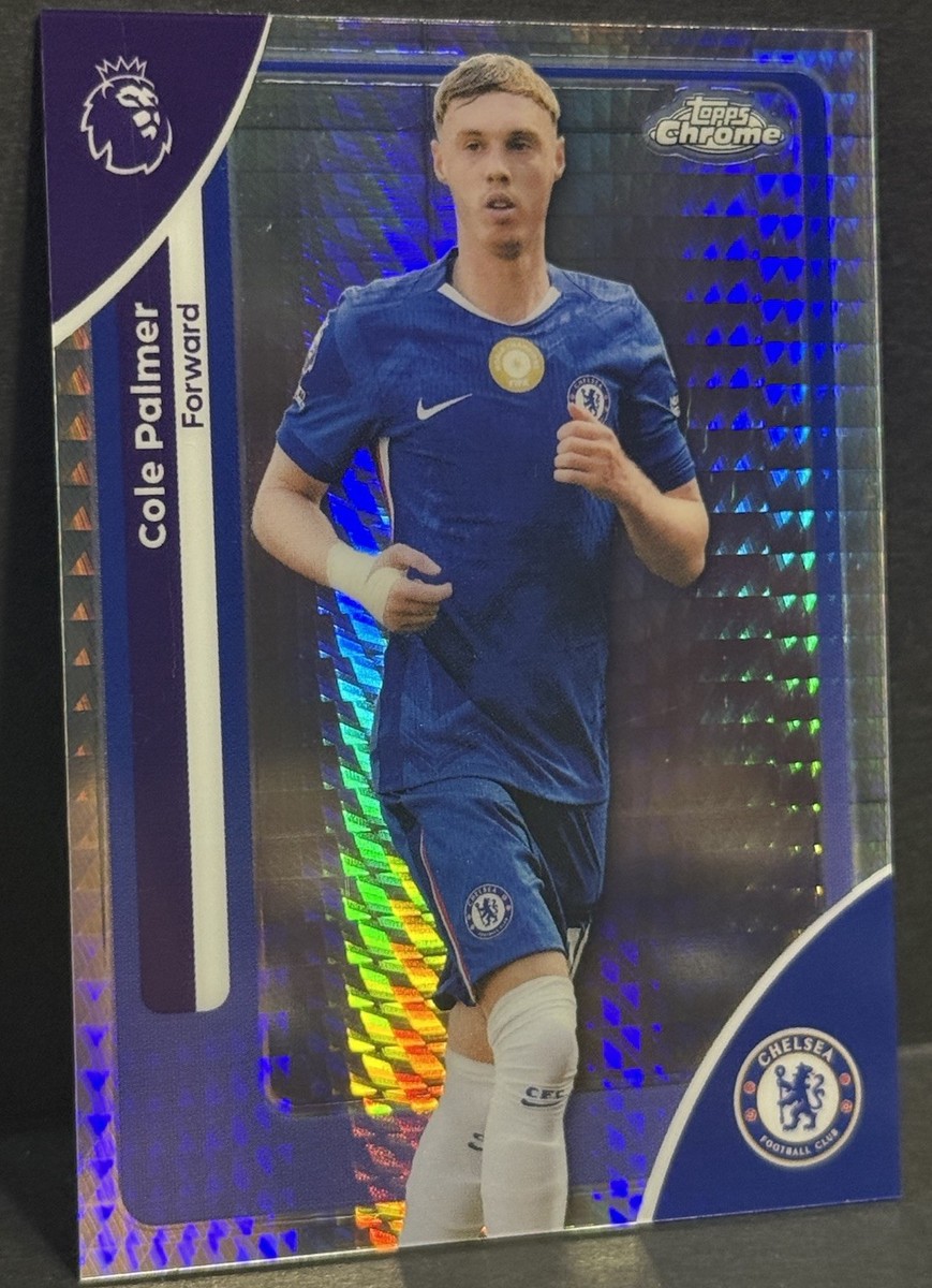 2026 Topps Chrome Premier League EPL Chelsea Cole Palmer Prism