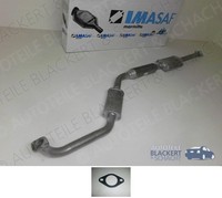Imasaf Auspuff Mitteltopf+Dichtungen für Hyundai Lantra II 1.6+1.8+2.0 1996-