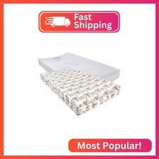 Hudson Baby Unisex Baby Cotton Changing Pad Cover, Royal Safari, One Size