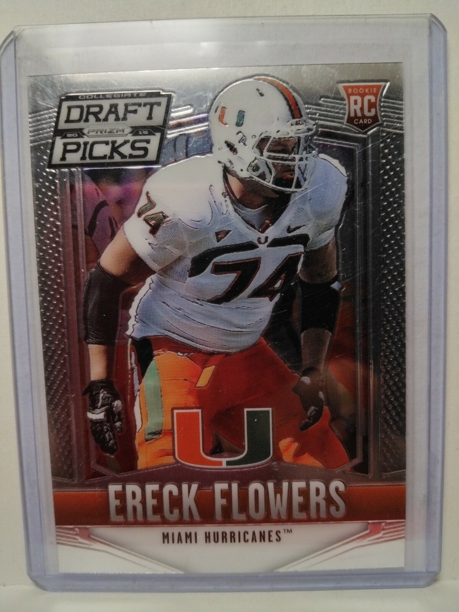 2015 Panini Prizm Draft Picks #174 Ereck Flowers Rookie Card | eBay