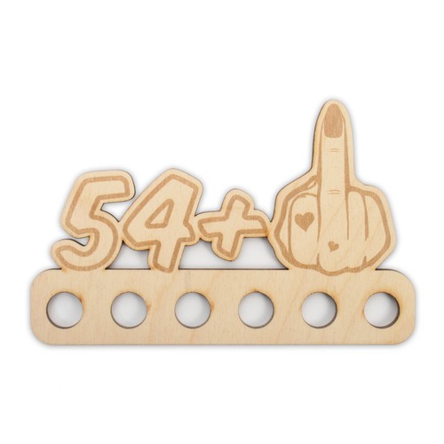 Geldgeschenk „Mittelfinger" zum 16. - 85. Geburtstag aus Holz für Frauen - Bild 73 von 128