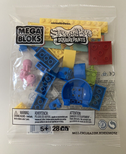 SpongeBob SquarePants Jellyfish Catapult & Top Hat Figure 2015 Mega Bloks NICK - Picture 15 of 21