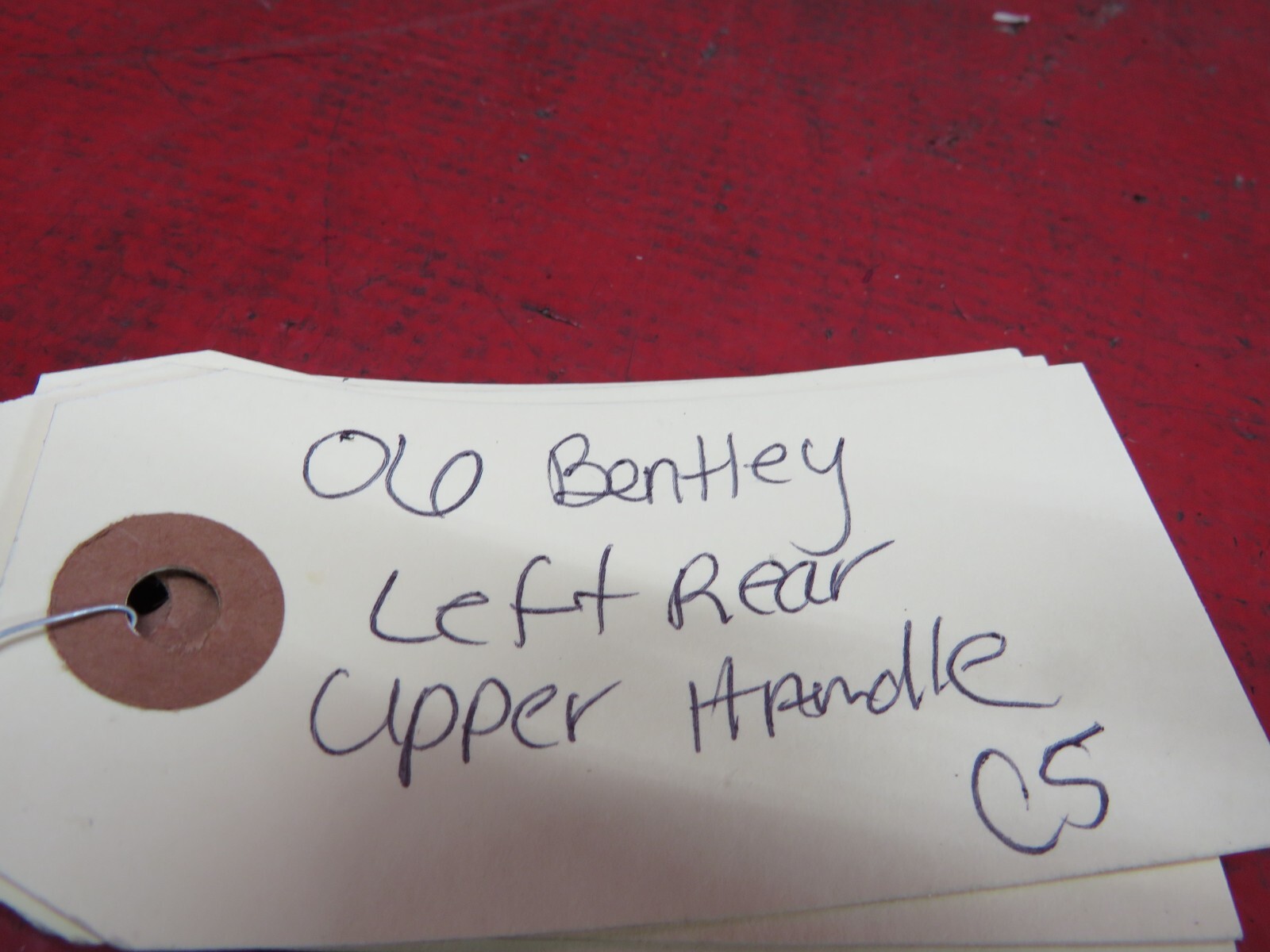 2006 BENTLEY FLYING SPUR LEFT REAR UPPER INTERIOR HANDLE