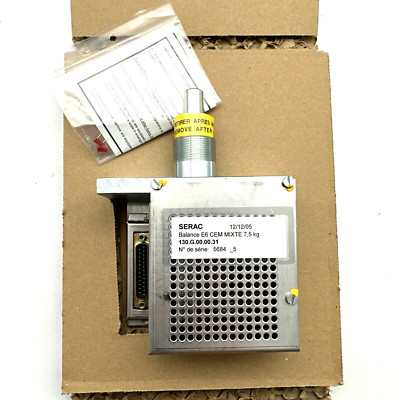 Serac Balance E6 CEM MIXTE 7.5 kg Load Cell 130.G.00.00.31 (OEM) *NEW*